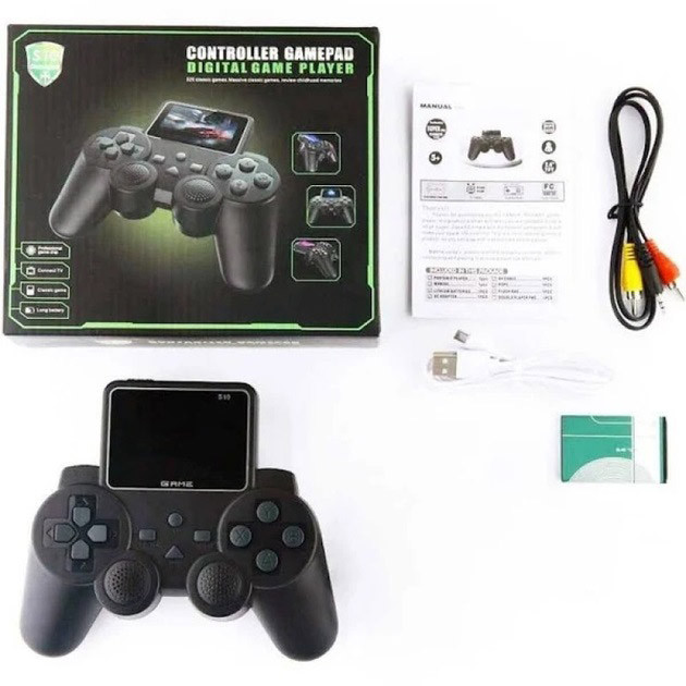 Ігрова консоль-джойстик S10 з 2.4 дюймовим LCD екраном, Ігрова приставка game, Дитяча приставка тетріс, фото 1