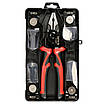 Багатофункціональний набір швидкозмінних інструментів 5 в 1 (плоскогубці, зачищення ізоляції, щипці обтискні), фото 4