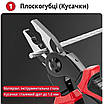 Багатофункціональний набір швидкозмінних інструментів 5 в 1 (плоскогубці, зачищення ізоляції, щипці обтискні), фото 10