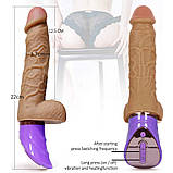 Гнучкий вібратор із ручкою Dicktator, фото 7