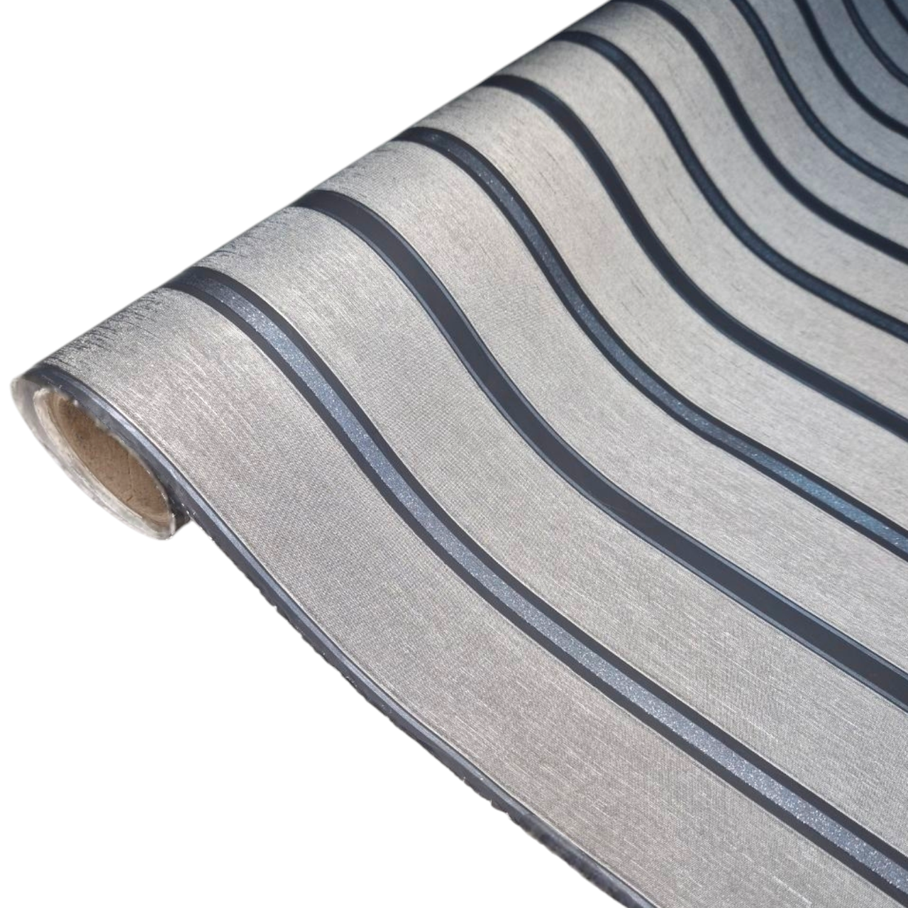 Шпалери вінілові на флізеліновій основі 10,05 × 1,06 м Marburg 57562, сірі для вітальні, спальні, коридору, фото 1