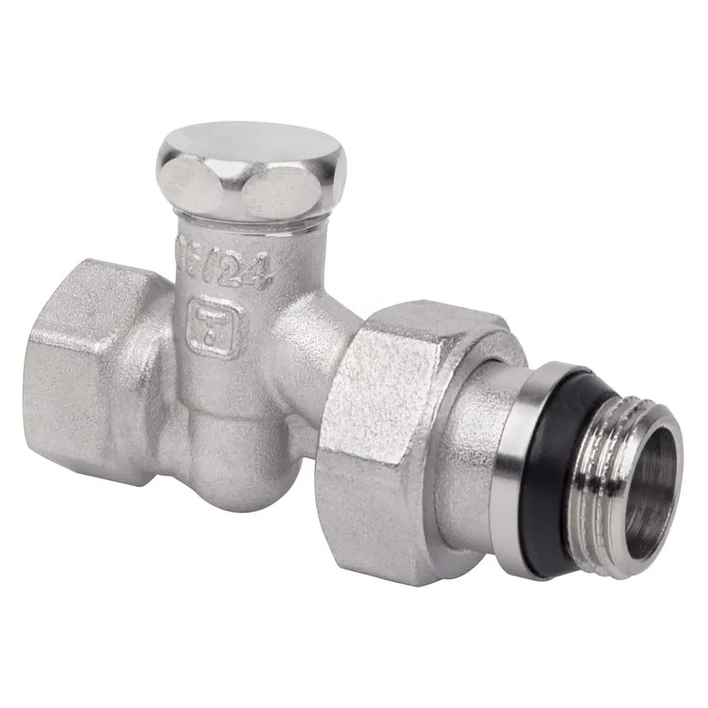 Вентиль радіат. балансувальний прямий (низ) НІК 1/2" "антипротікання" ITAL {120}, фото 1