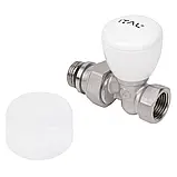 Вентиль рад. ручного регул. прямий (верх) НІК 1/2" "антипротікання" ITAL {60}, фото 4