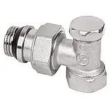 Вентиль радіат. балансувальний кутовий (низ) НІК 1/2" "антипротікання" ITAL {100}, фото 4