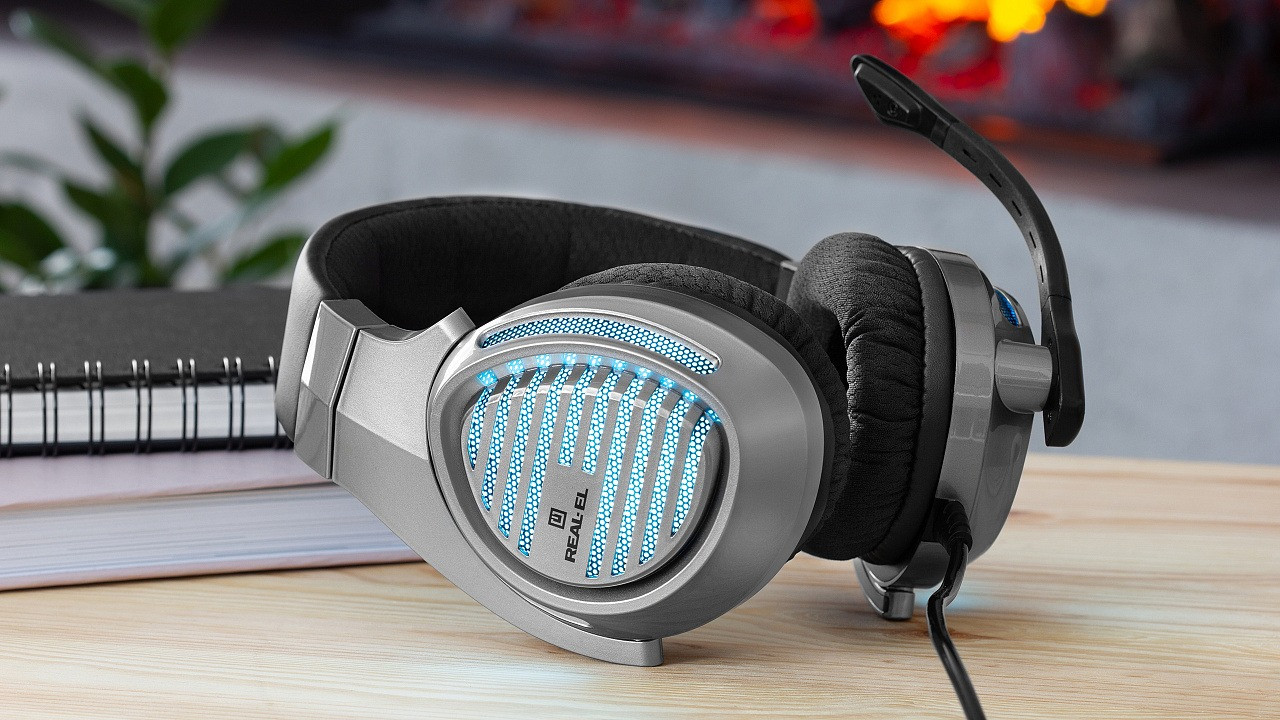 Гарнітура REAL-EL GDX-7670 GunMetal, фото 1