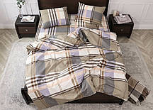 Двоспальний комплект постільної білизни стандартний, принт: Шотландка