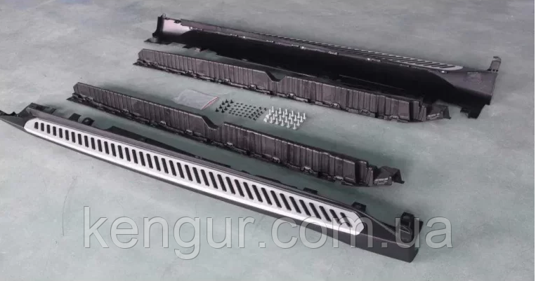 Бокові пороги (оригін. дизайн) BMW X6 F16 2014-2018, фото 1