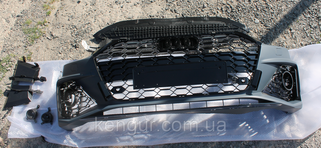 Бампер передній, стиль RS4 Audi A4 2020+