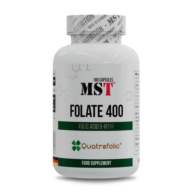 Фолієва кислота 5-MTHF MST. Folate 400 mg (180 caps), фото 1