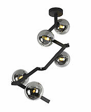 Люстра стельова регульована VALESO BX84020-5 BK чорна