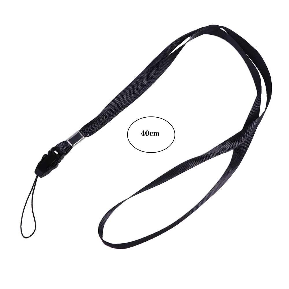 Шнурок 40 см для флешки телефона рації ключів довгий чорний, фото 1