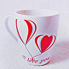 Чашка фаянс Love велика 300мл (1шт) арт.4265-3, фото 2