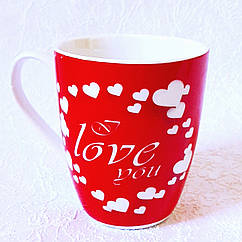 Чашка фаянс Love велика 300мл (1шт) арт.4265-3