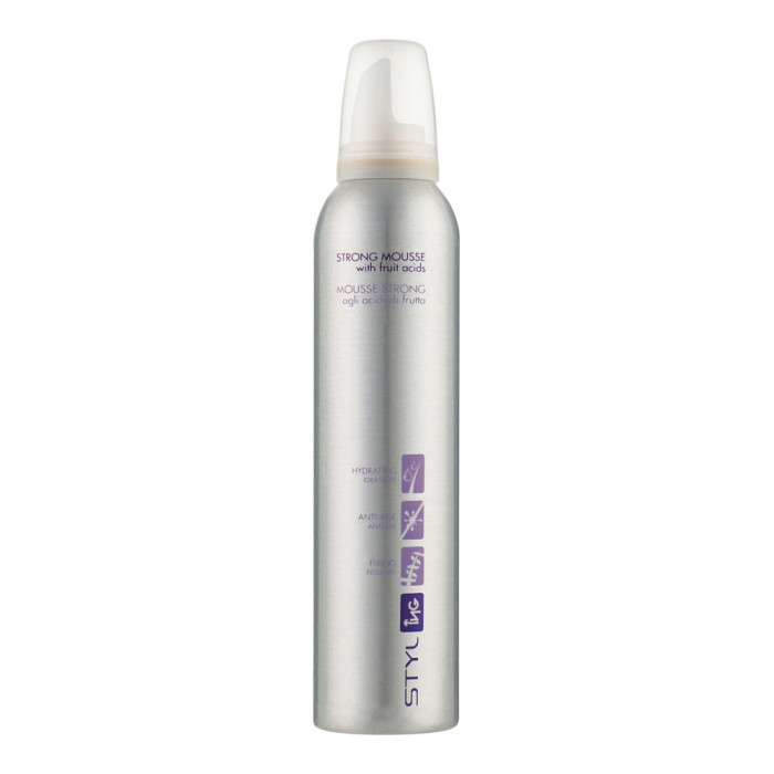 Мус із фруктовими кислотами сильної фіксації 3* ING Styling Strong Mousse With Fruit Acids 250 мл