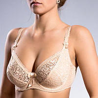 Бюстгальтер без поролону на кісточках Acousma U6289, бежевий,чашка Д