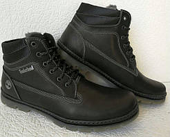 Timberland зимові черевики чорного кольору великого розміру чоловіче взуття чоботи гігант батал 50 розмір