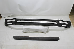 Докладка Brabus G500 переднього бампера на Mercedes-Benz G-class W463A 2018+ (без LED) (скловолокно)