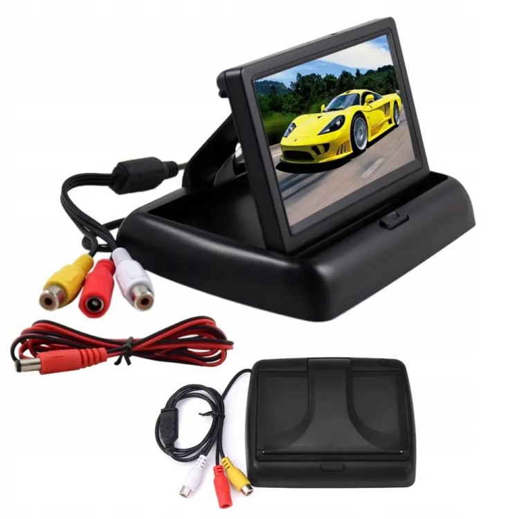 Монітор для камери заднього огляду 4,3" складаний