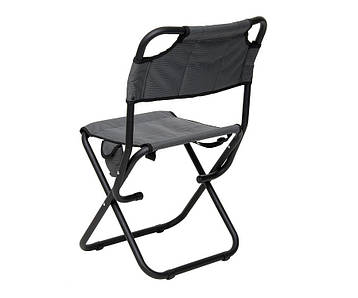 Стілець складний Forrest Рыбак 22 зі спинкою сірий меланж арт FRSTSSB22, фото 2