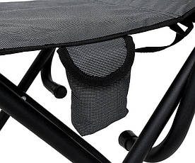 Стілець складний Forrest Рыбак 22 зі спинкою сірий меланж арт FRSTSSB22, фото 4