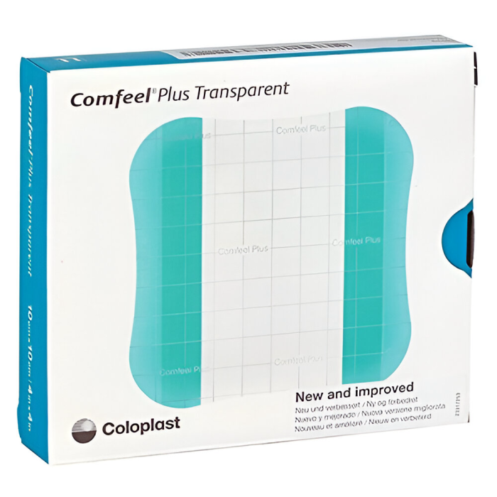Прозора гідроколоїдна пов'язка Comfeel Plus Coloplast Transparent  Hydrocolloïde Dressings 13cmx13cm