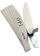 Металева основа зі змінними файлами 10шт на клейкій основі, багаторазова пилочка для нігтів OPI 180/180, фото 3