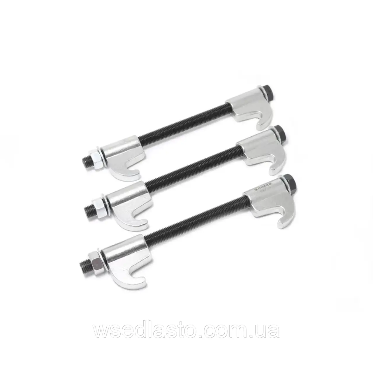 Стяжка пружин механічна однозахватна 270мм (к-т 3шт) Forsage F-62703, фото 1