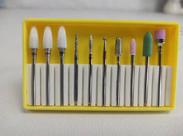 Набір фрез для манікюру, Насадки для педикюру.