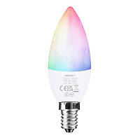 Розумна LED лампа RGB+CCT 4Вт, свічка Е14, RF 2,4G Mi-light