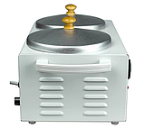 Воскоплав банковий для воску та пасти на 2 банки по 400 мл з терморегулятором SM-187, 200 Вт, білий, фото 6