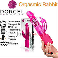 Вибратор-кролик Dorcel Orgasmic Rabbit Pink с жемчужным массажем