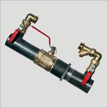 Байпас 50 кран короткий для опалення, фото 1