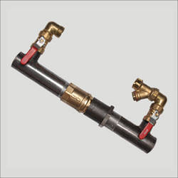 Байпас 40 клапан (латунний) короткий для опалення