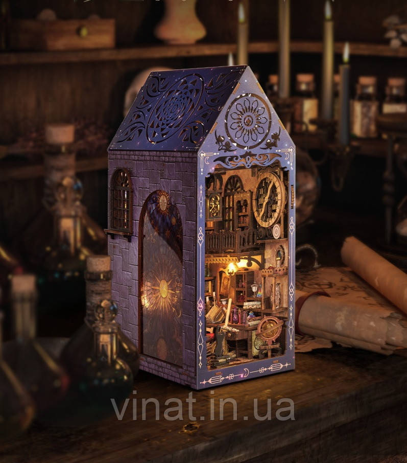 Бук Нук Академія Магії конструктор Book Nook Magic Academy SL-25 + купол