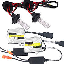 HSUN H7 HID Kit 6000K ксенонова біла конверсійна лампа фар із надійним баластатом Canbus безпомилкова заміна, фото 5