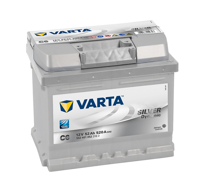 Акумулятор автомобільний VARTA Silver Dynamic 52 (R+) (520А)