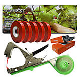 Стрічка для степлера підв'язки винограду і рослин, червона 11мм*40м 130 мікрон (500) №35, фото 2