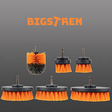 Щітки насадки для чищення автомобіля Bigstren 21802 22 елементи, фото 4