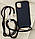Силіконовий чохол для iPhone 11 - Rope Strap Color case, Black, фото 3