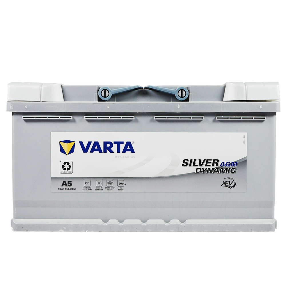 Акумулятор автомобільний VARTA AGM 95 Ah (R+) (850А) (L5)