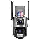 Вулична WIFI камера відеоспостереження (6MP, Full HD) Dual Lens / Поворотна IP камера спостереження, фото 3