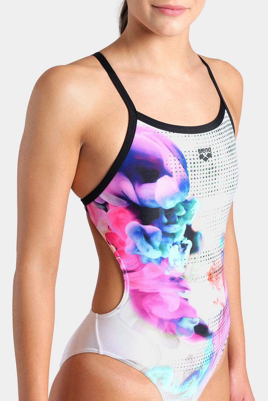 Купальник закритий для жінок Arena AIRBRUSH SWIMSUIT CHALLENGE BA