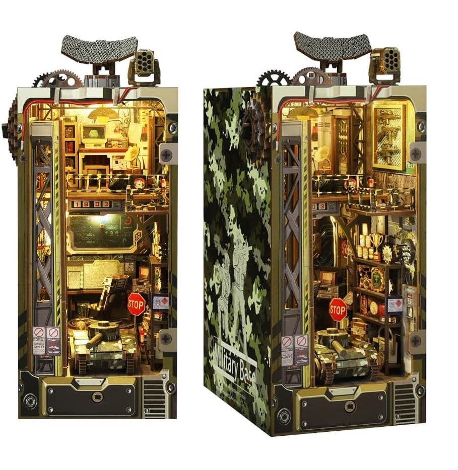 Бук Нук Військова база конструктор Book Nook Military Base JTSL-18