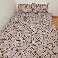 Односпальний комплект постільної білизни стандартний, принт: Марібор А