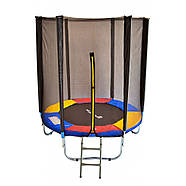 Батут Just Fun 183см Multicolor зовнішня сіткa, фото 3