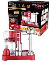 Занурювальний блендер на підставці 6в1 Zepline ZP-118 1500 Вт