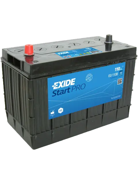 Акумулятор автомобільний EXIDE Start Pro 110 Ah (950А) клеми по центру EG110B