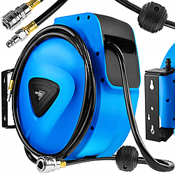 Шланг пневматичний на котушці 1/4 20м Kraft&Dele (Польща)