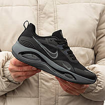 Чоловічі Кросівки Nike Air Zoom Black Grey / Найк Аїр Зум Чорні з Сірим, фото 4