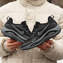 Чоловічі Кросівки Nike Air Zoom Black Grey / Найк Аїр Зум Чорні з Сірим, фото 3